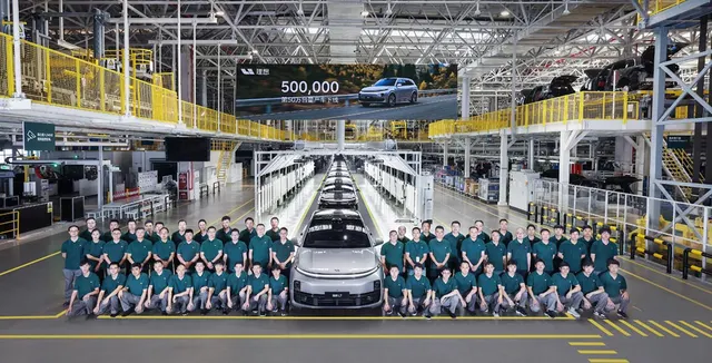Image 1 accompanying Li Auto Celebrates Production of its 500,000th Vehicle