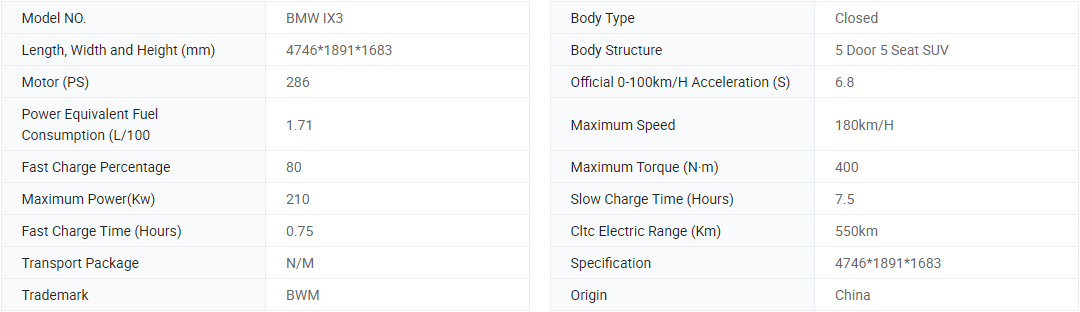 2023 BMW iX3 Leading Edition 550KM - BMW - 1