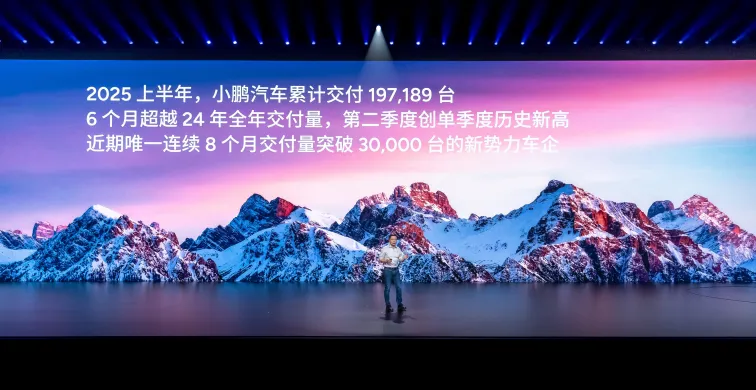 Xpeng’s sales in the first six months