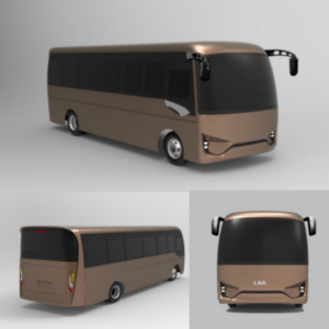 Autobús comercial Limi 9–12m | LHD & Tracción trasera a la derecha | Directo de fábrica